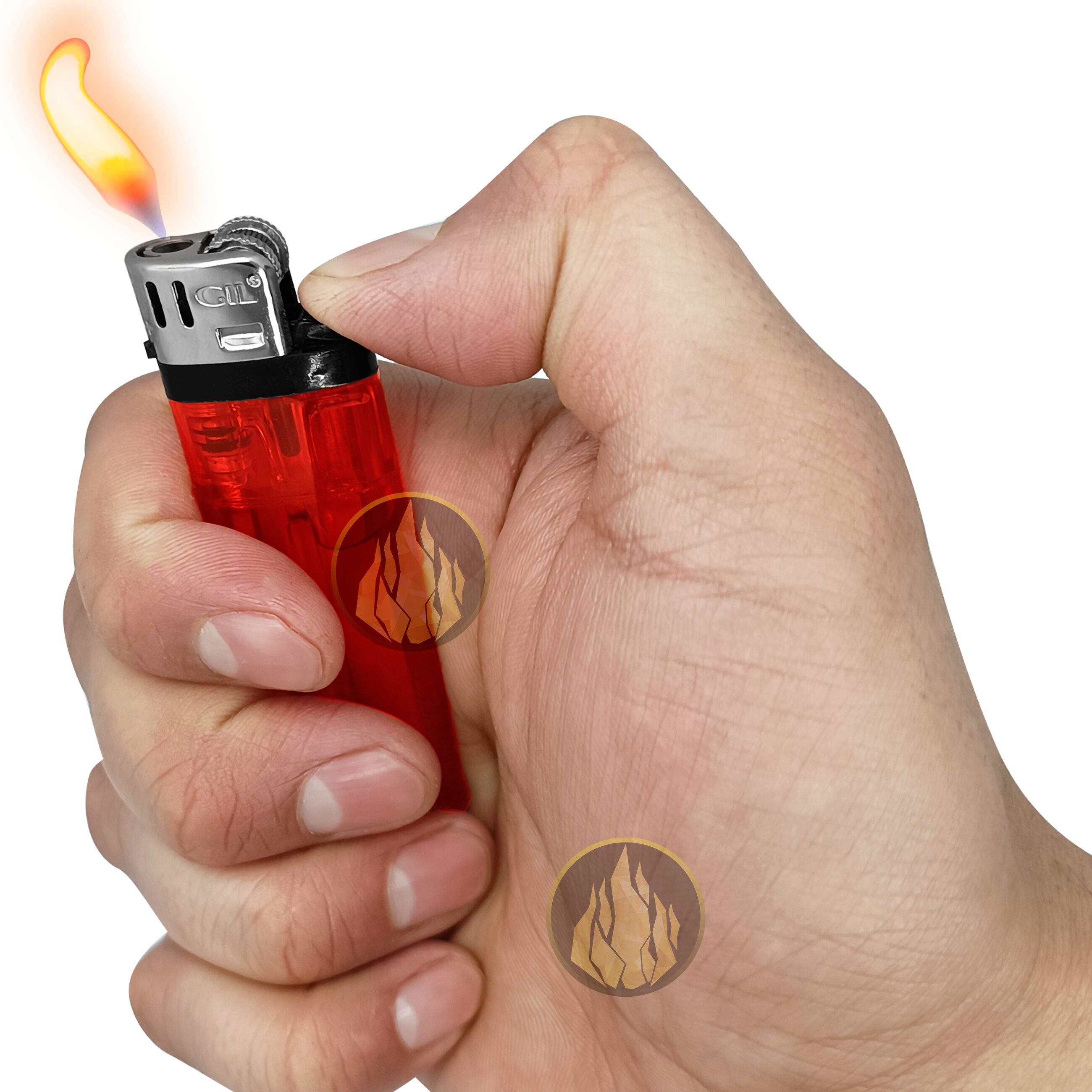 Encendedor Butano Mayoreo Desechable marca GIL en paquete de 15 piezas con encendido de piedra y regulador de flama.