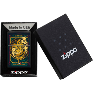 Encendedor Zippo Diseña Tu México Un Buen Gallo original marca Zippo, modelo MZ218-MEX24, con diseño mexicano y acabado metálico.